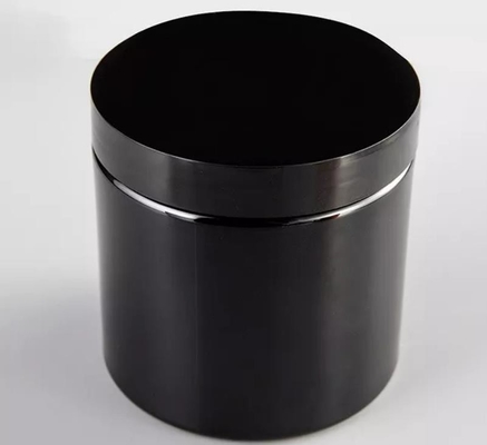 coperchio nero bianco di Amber Black Pet Plastic With del barattolo crema di 100ml 150ml 200ml